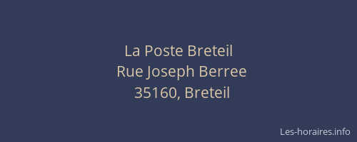 La Poste Breteil