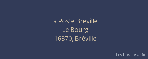 La Poste Breville