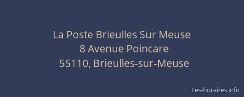 La Poste Brieulles Sur Meuse