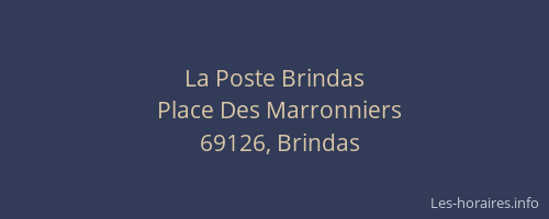 La Poste Brindas