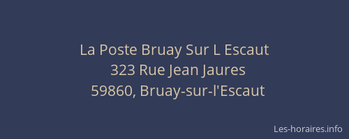 La Poste Bruay Sur L Escaut