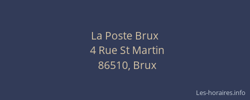 La Poste Brux