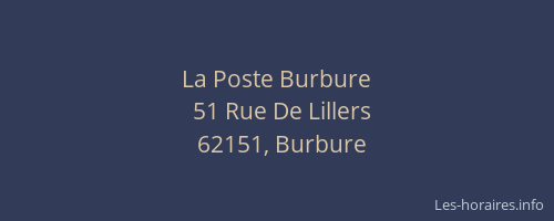 La Poste Burbure