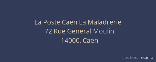 La Poste Caen La Maladrerie