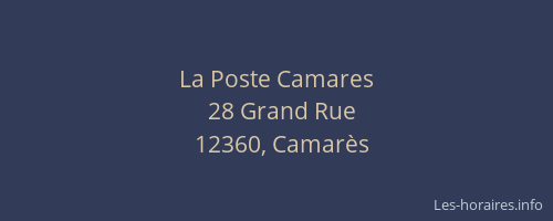 La Poste Camares