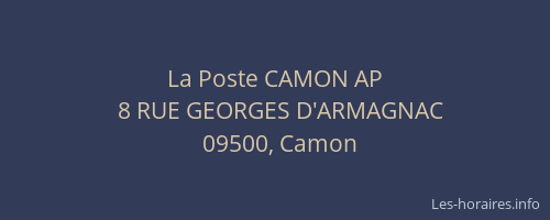 La Poste CAMON AP