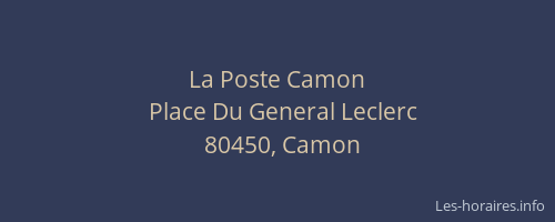 La Poste Camon