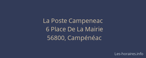La Poste Campeneac