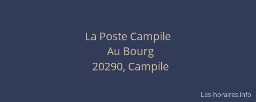 La Poste Campile