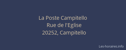 La Poste Campitello