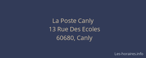 La Poste Canly