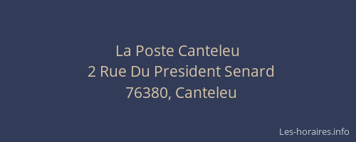 La Poste Canteleu