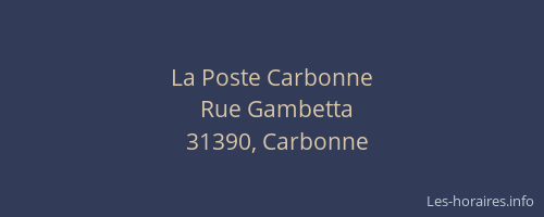 La Poste Carbonne