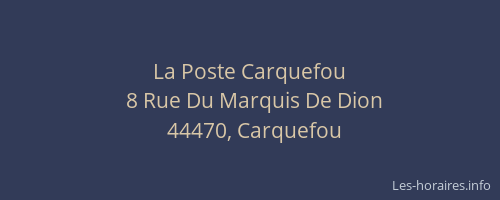 La Poste Carquefou