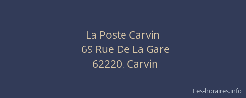 La Poste Carvin