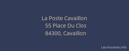 La Poste Cavaillon