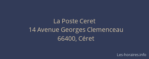La Poste Ceret