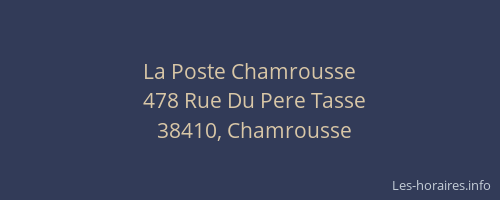 La Poste Chamrousse