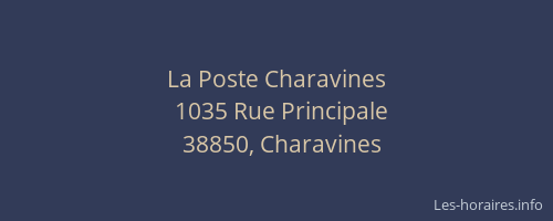 La Poste Charavines
