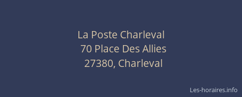 La Poste Charleval