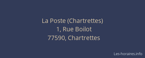 La Poste (Chartrettes)