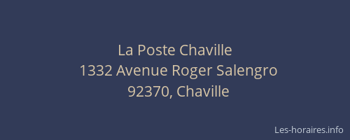 La Poste Chaville
