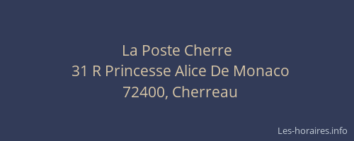 La Poste Cherre