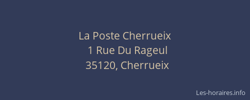 La Poste Cherrueix