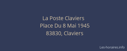La Poste Claviers