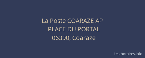 La Poste COARAZE AP
