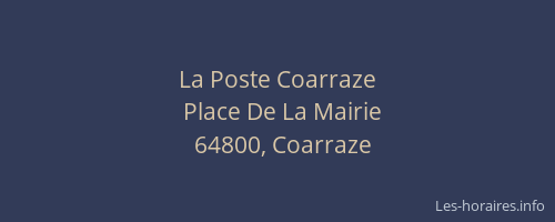 La Poste Coarraze