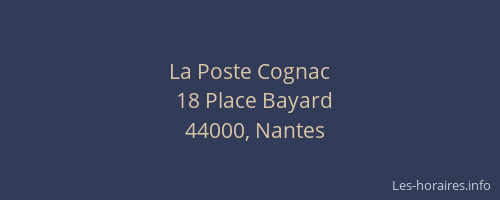 La Poste Cognac