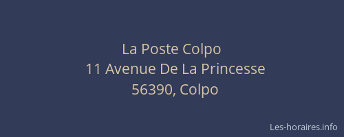 La Poste Colpo