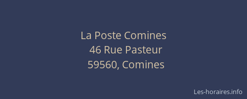 La Poste Comines