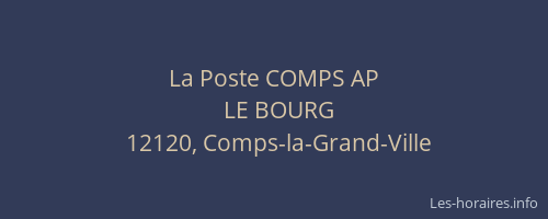 La Poste COMPS AP