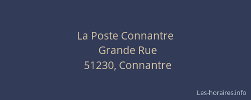 La Poste Connantre