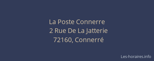La Poste Connerre