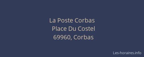 La Poste Corbas