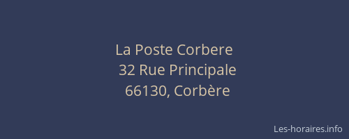 La Poste Corbere