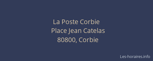La Poste Corbie
