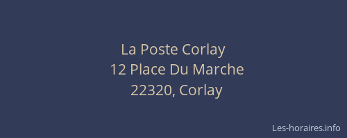 La Poste Corlay