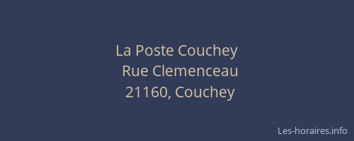 La Poste Couchey