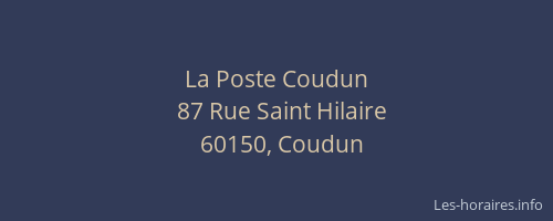 La Poste Coudun