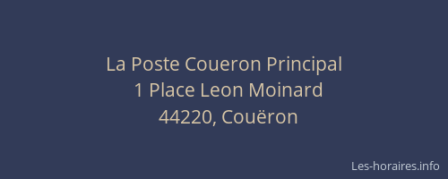La Poste Coueron Principal