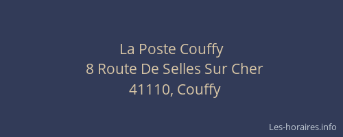 La Poste Couffy