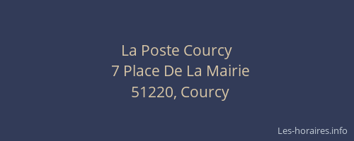 La Poste Courcy
