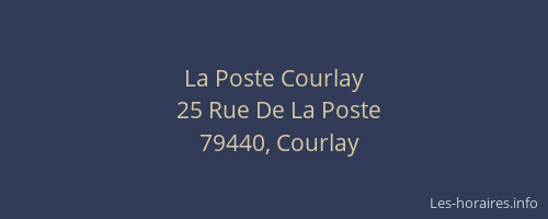 La Poste Courlay