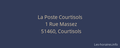 La Poste Courtisols