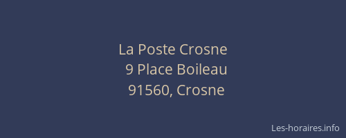 La Poste Crosne