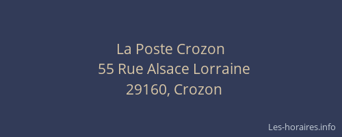 La Poste Crozon
